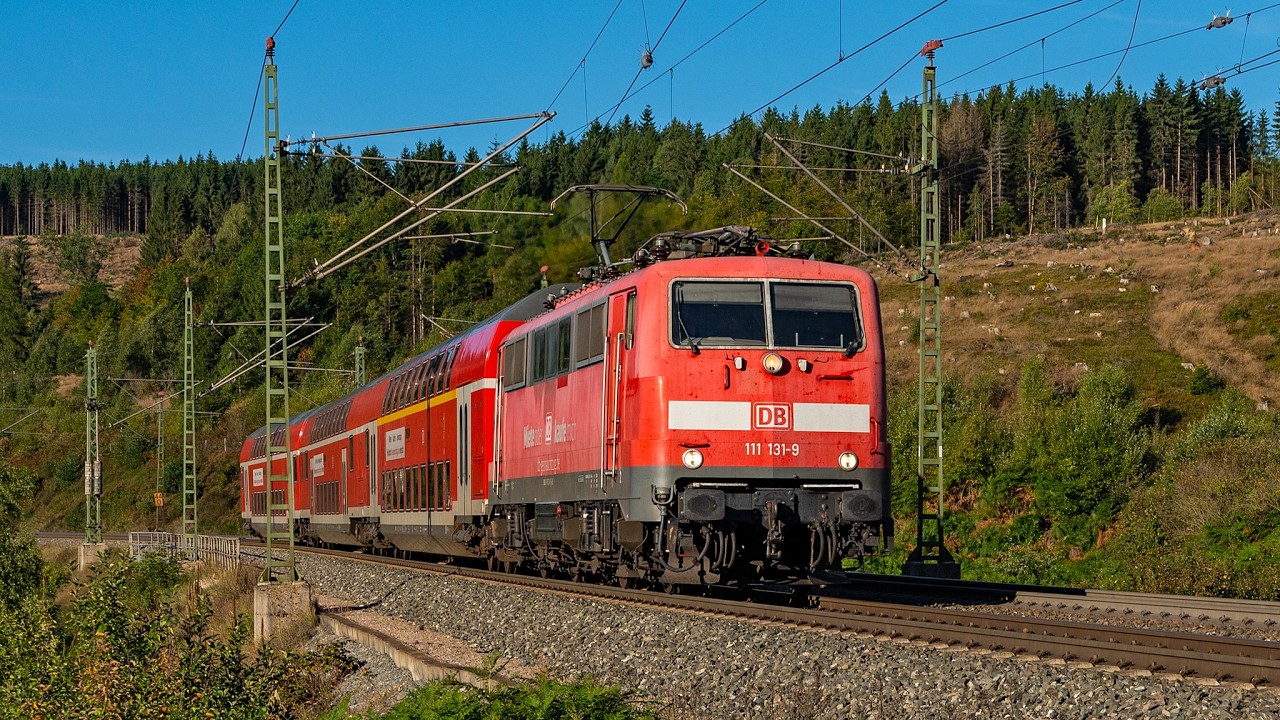 US Army Militärtransporte, ICE-T / BR 415, BR 155, GfF 111, DPB Vectron uvm. auf der Frankenwaldbahn