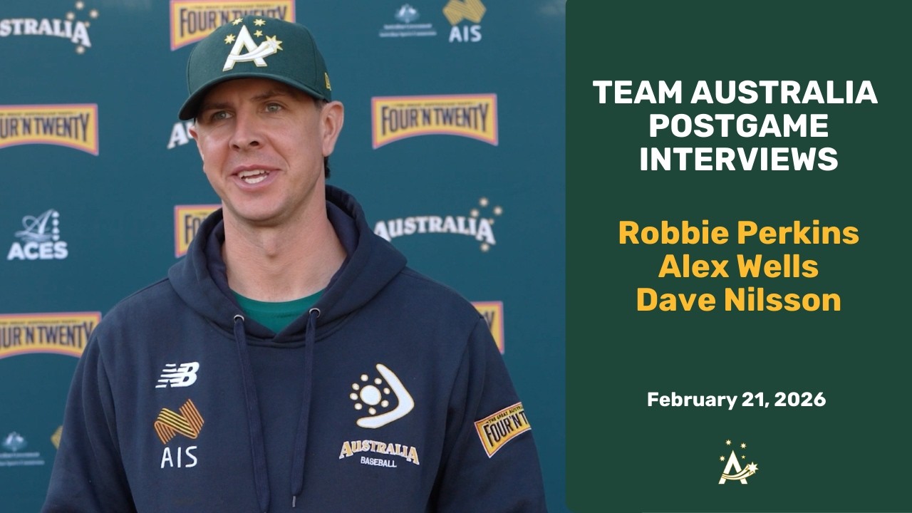 Team Australia Post-Game Media Availability: Robbie Perkins, Alex Wells, Dave Nilsson | Feb 21