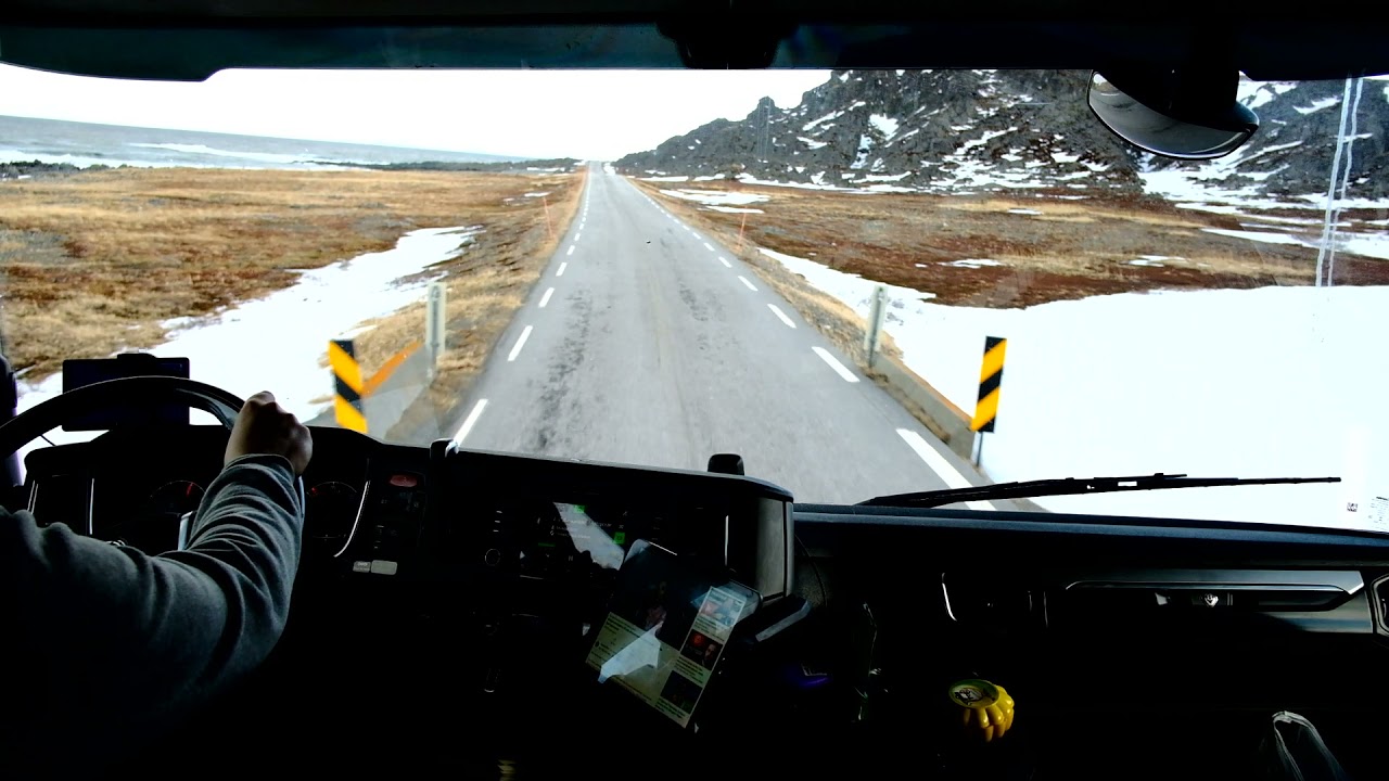 (POV trucking) Route 890 Berlevag - Gednje. Arctic Norway.
