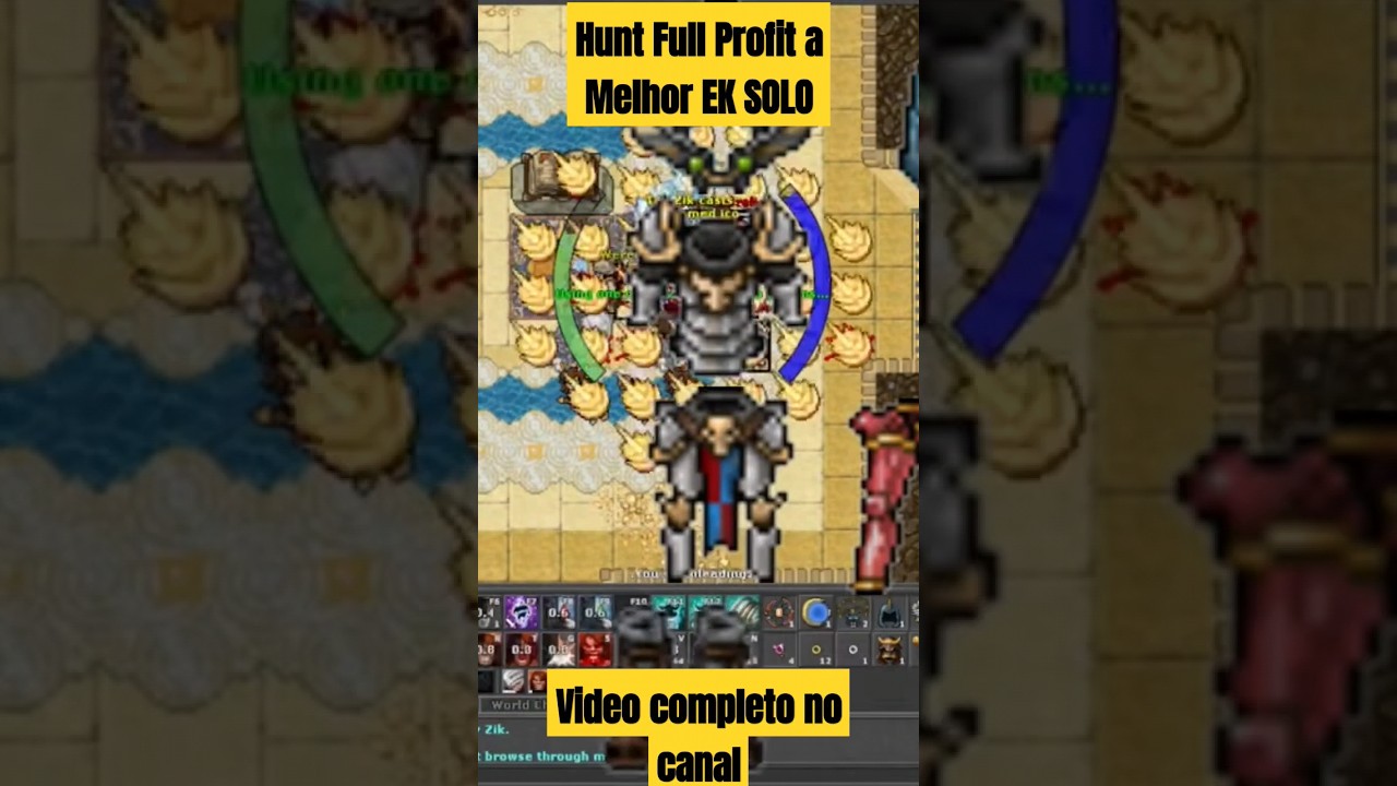 Umas das Melhores HUNTS de PROFIT para EK SOLO #tibia #tibiaglobal #tibia2024 #tibiaonline #eksolo