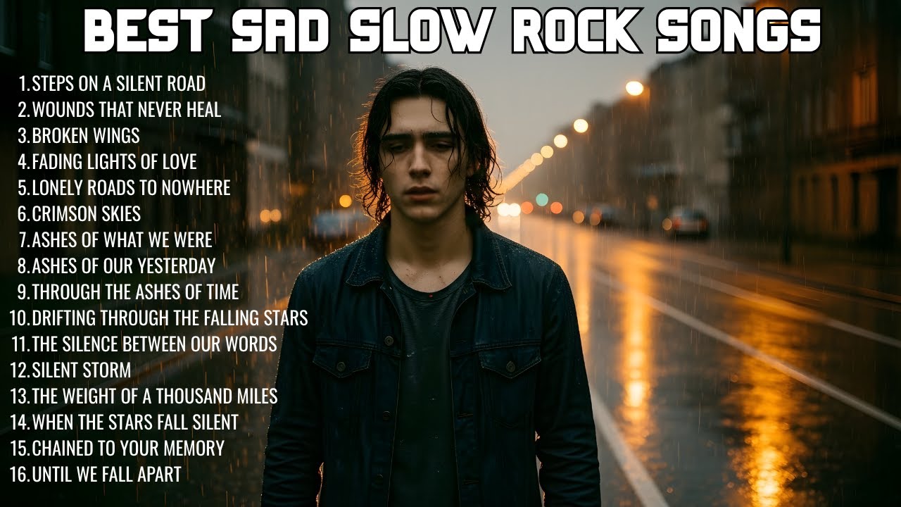 LEFT UNSPOKEN 💔 PLAYLIST 2025 | BEST SAD SLOW ROCK & HEARTBREAK BALLADS