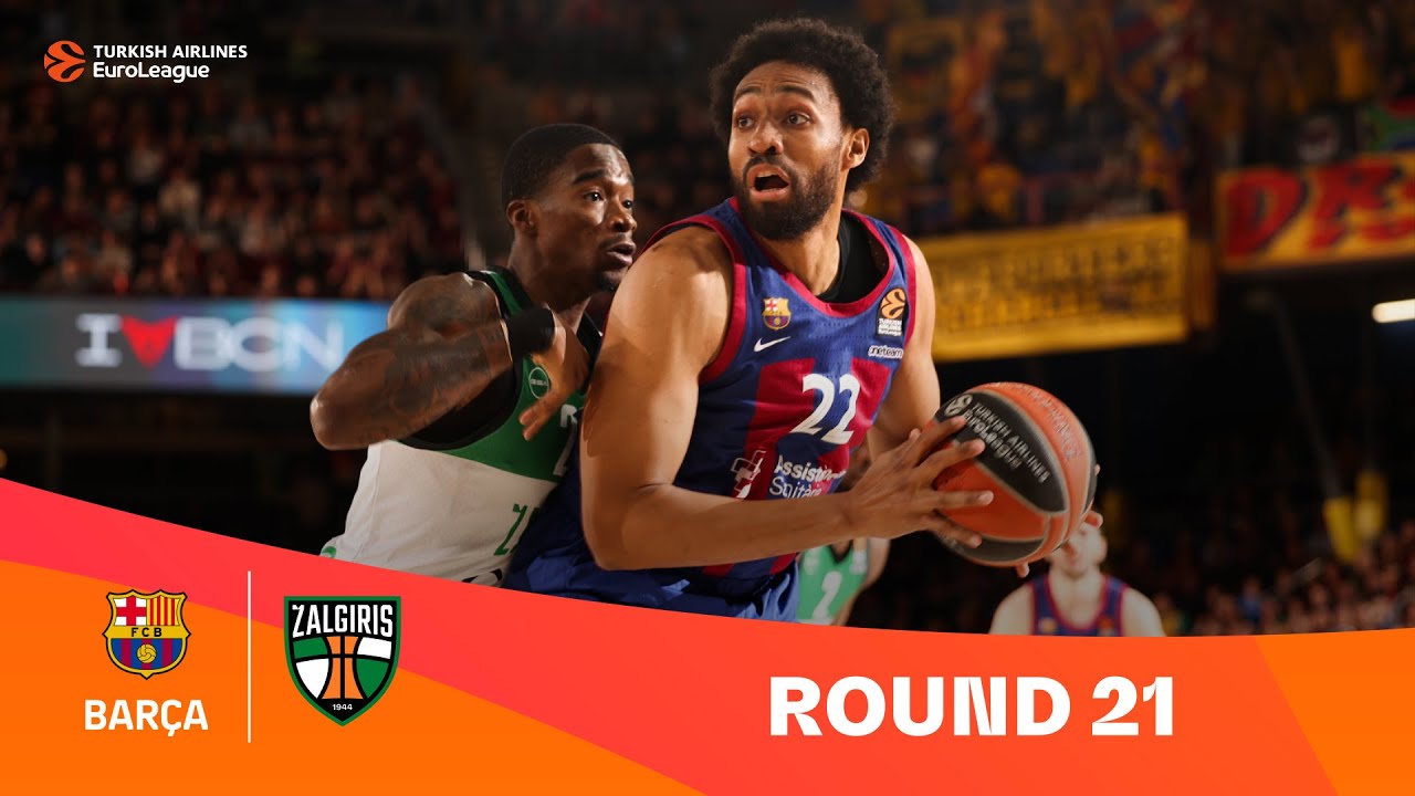 FC Barcelona-Zalgiris Kaunas | Round 21 Highlights | 2023-24 Turkish Airlines EuroLeague