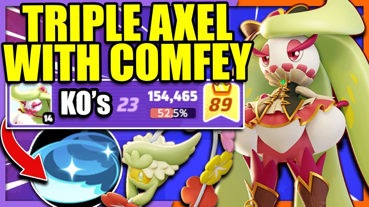 The most ILLEGAL TRIPLE AXEL TSAREENA Game you will ever watch | Pokemon Unite