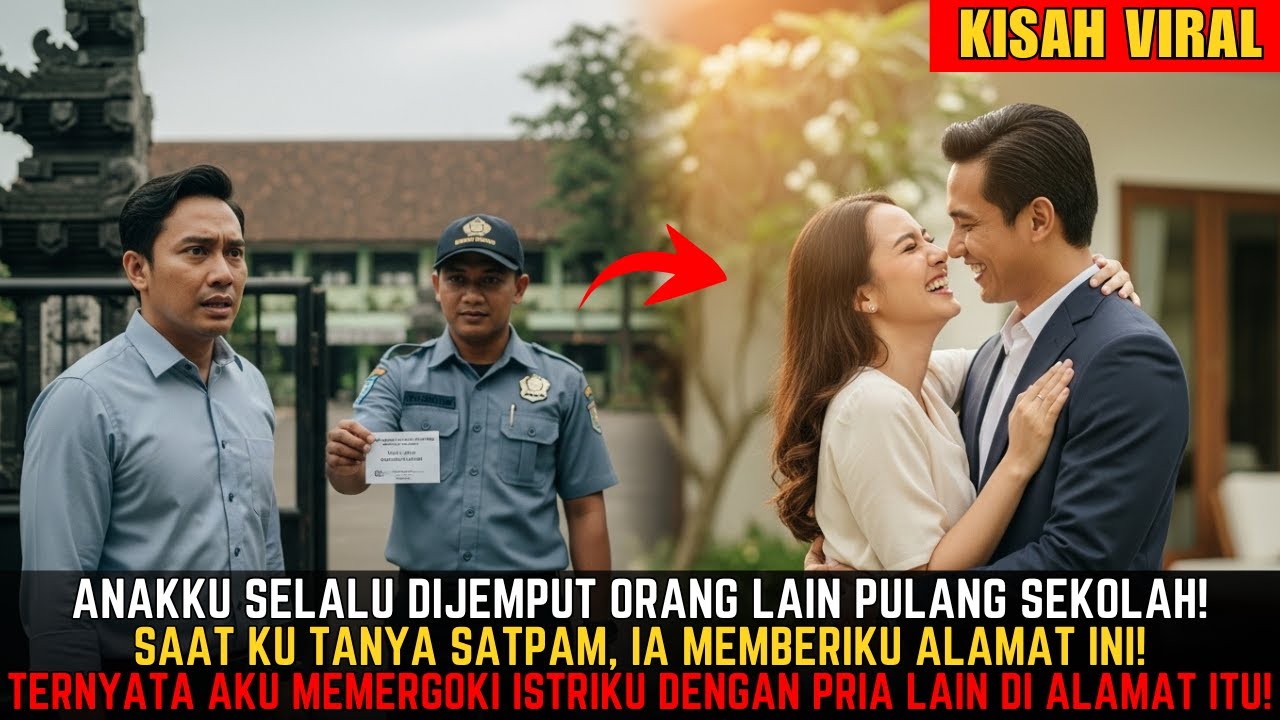 ANAKKU DIJEMPUT PRIA LAIN DI SEKOLAH! SATPAM MEMBERIKU ALAMAT, AKU MEMERGOKI ISTRIKU BEGINI DI SANA!