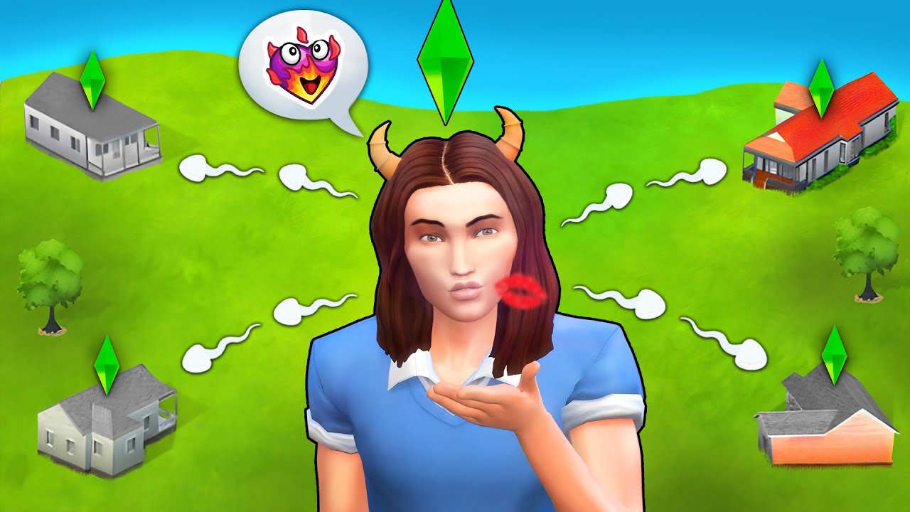 Ich schw&auml;ngere HEIMLICH die komplette Nachbarschaft in Sims! KuckKuckskind Challenge!