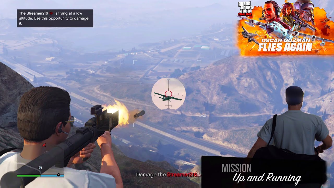 Mission Up & Running ✔️ | Insane Tower Crash & Plane Chase Chaos in GTA Online