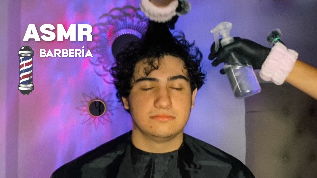ASMR español - Barbería | Corte de cabello real | Peluquería 💇🏻