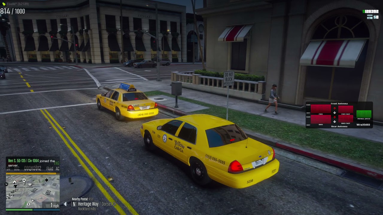 [DOJRP] Patrolling In A Taxi (Ft. Tbacon)