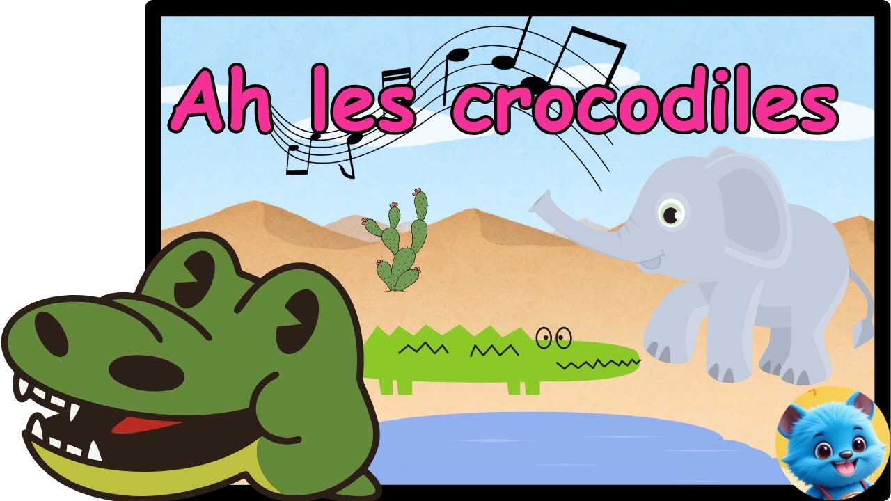 Ah, les Crocodiles! 🐊🎶comptine pour enfants en chanson - Rhythm Playground