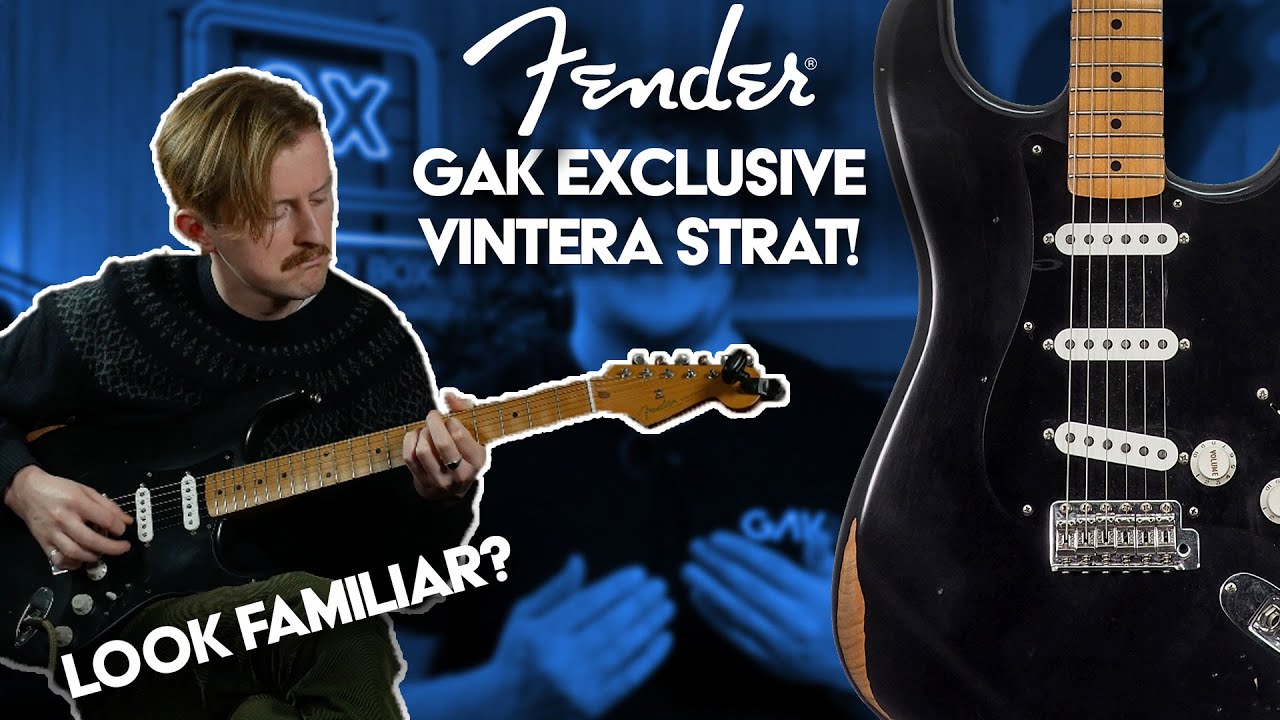 Дань уважения классике... И ЭКСКЛЮЗИВНО от GAK! | Fender Vintera Stratocaster