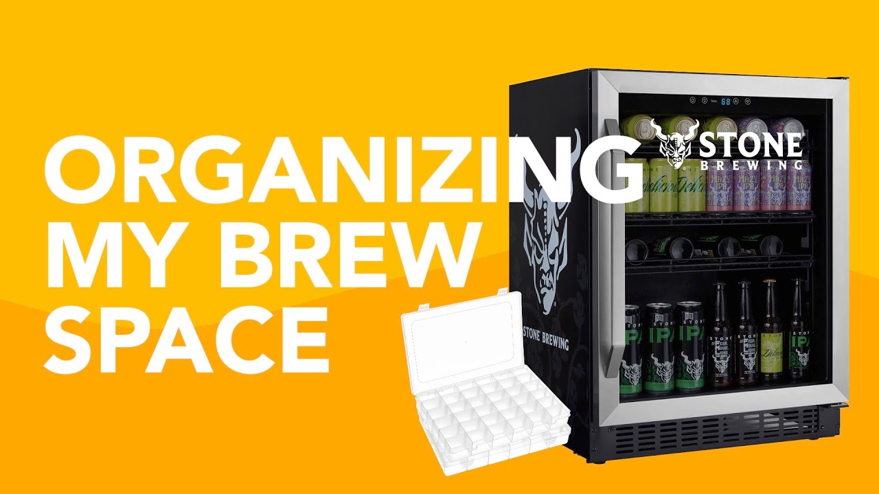 Organizing my Homebrewing Mess | feat. NewAir and Stone Brewing Beer and Wine Fridge (SWB180SB00)