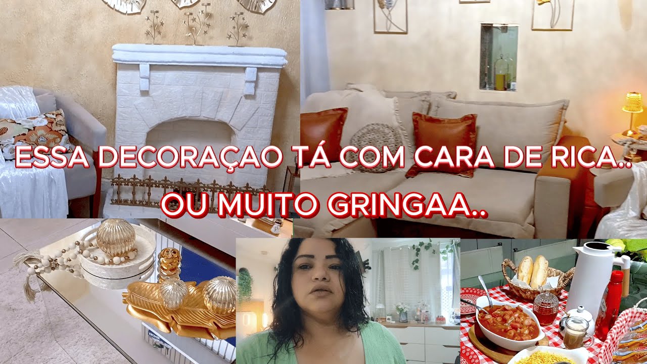 AMEI A DECORAÇAO DA SALA,FICOU A CARA DE GRINGA,NESSE DOURADO,DECORAÇAO NOVA .