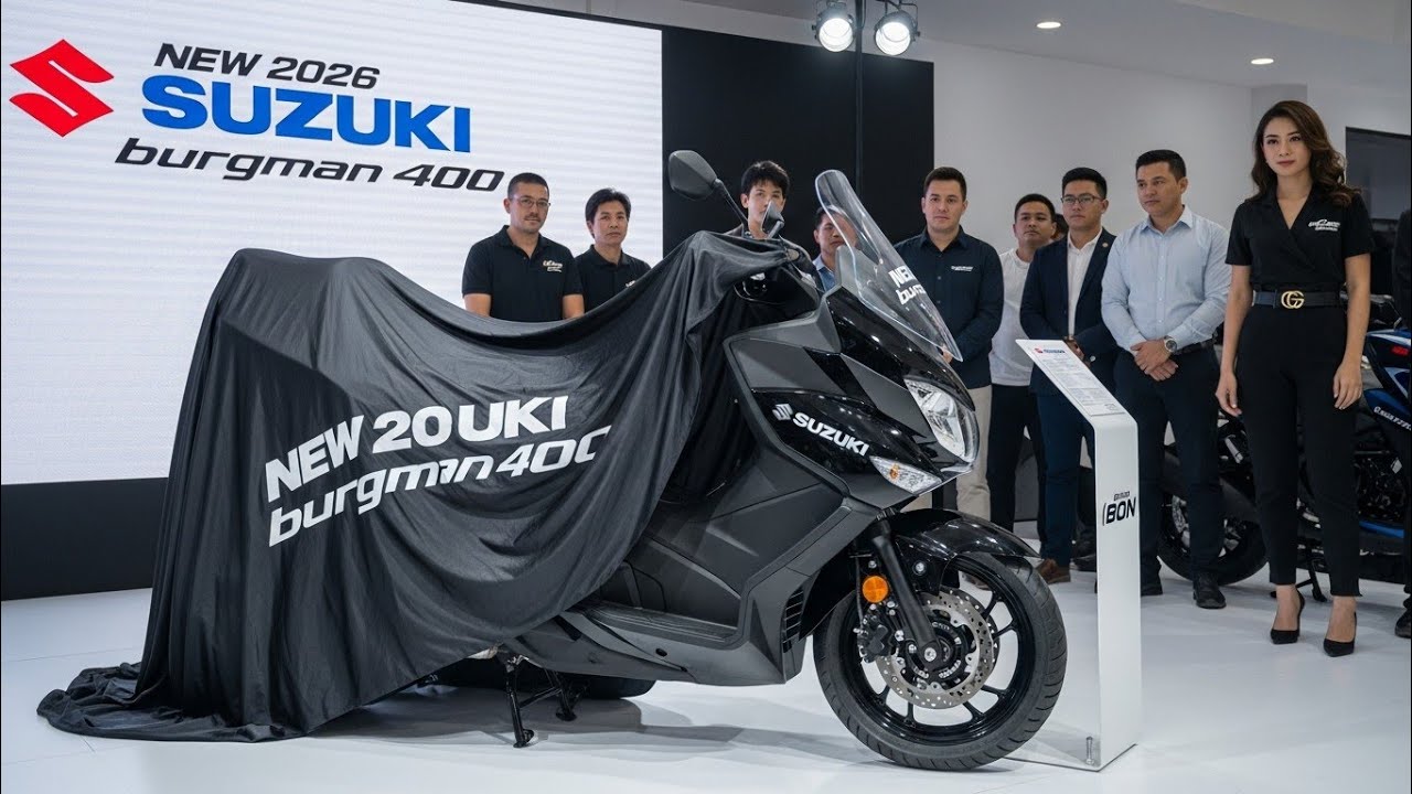 New 2026 Suzuki Burgman 400 Launched 😱 | Luxury Scooter With Bike-Like Power!