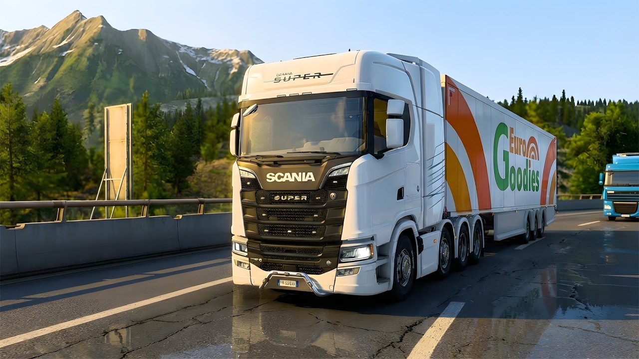 Scania Super 770 S Ultra Realistic Graphics | Real Life Mod Gameplay | Euro Truck Simulator 2