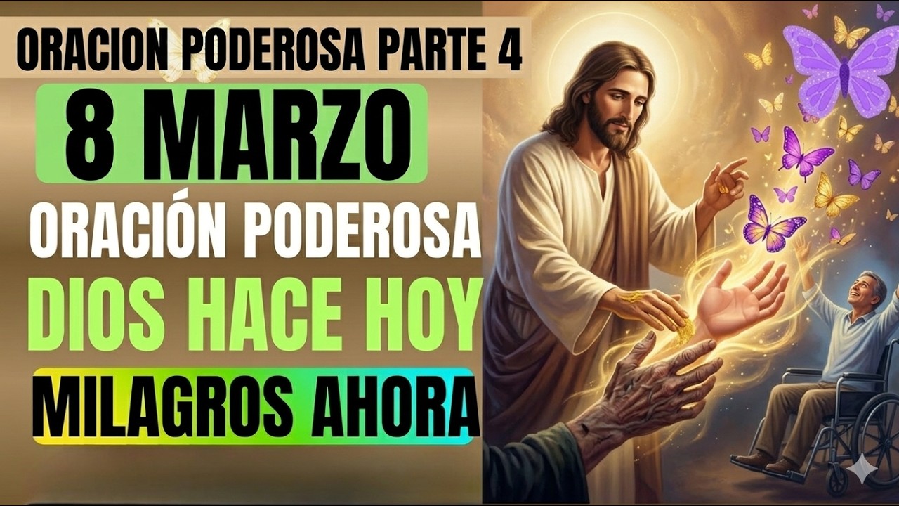MILAGROS URGENTES SUCEDERÁN HOY 🙏✨ ORACIÓN PODEROSA PARA RECIBIR SANIDAD Y MILAGROS AHORA
