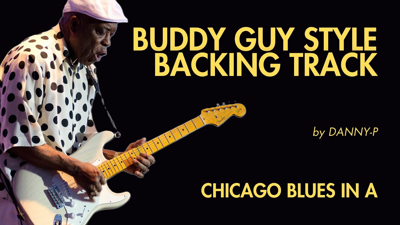 Buddy Guy Style Chicago Blues Backing Track in A
