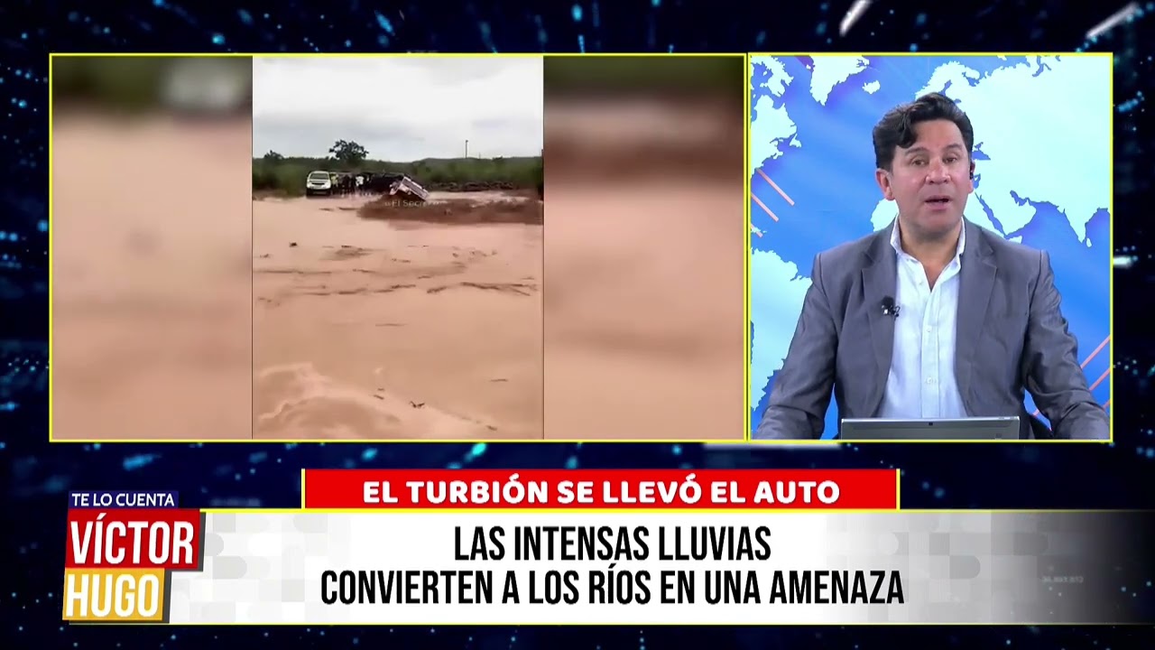 VEHÍCULO ES ARRASTRADO POR EL RÍO EN EL TORNO, SE REPORTAN DESAPARECIDOS