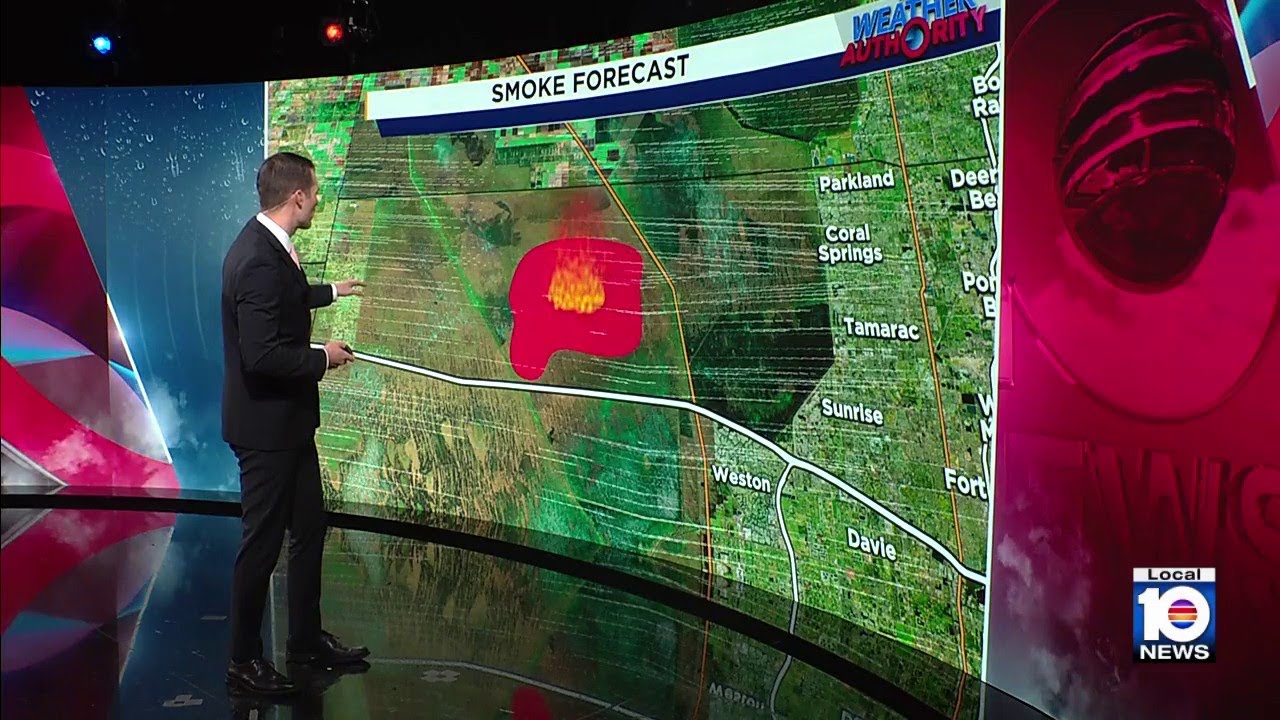 Everglades brush fire impacts air quality in South Florida