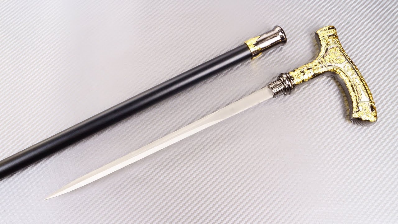 Трость со скрытым клинком Steelclaw арт.2327. Видеообзор трости.