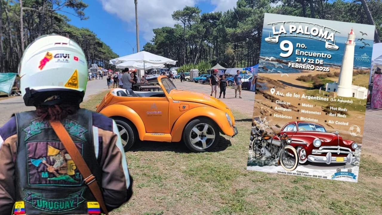 ENCUENTRO RETRO SOBRE RUEDAS 🚕 Joyas sobre ruedas en Rocha 🛵