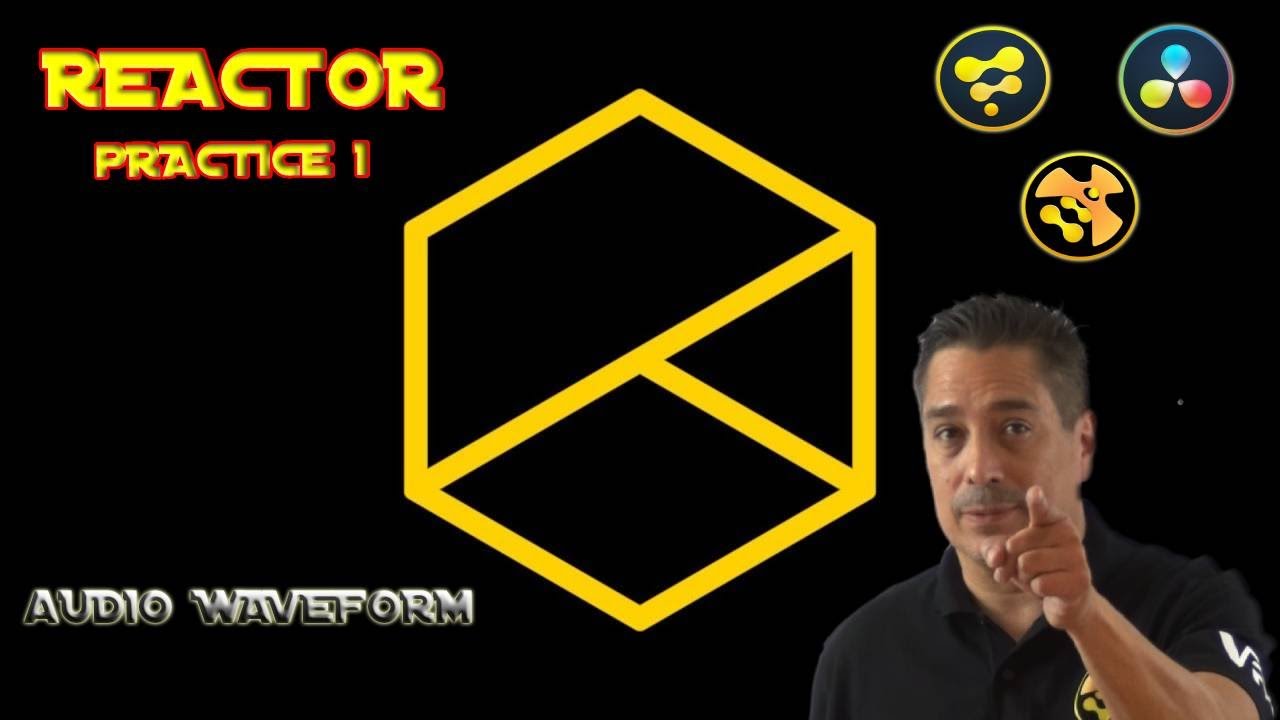 Reactor Practice 1 (Audio waveform) Fusion & Davinci Resolve 17