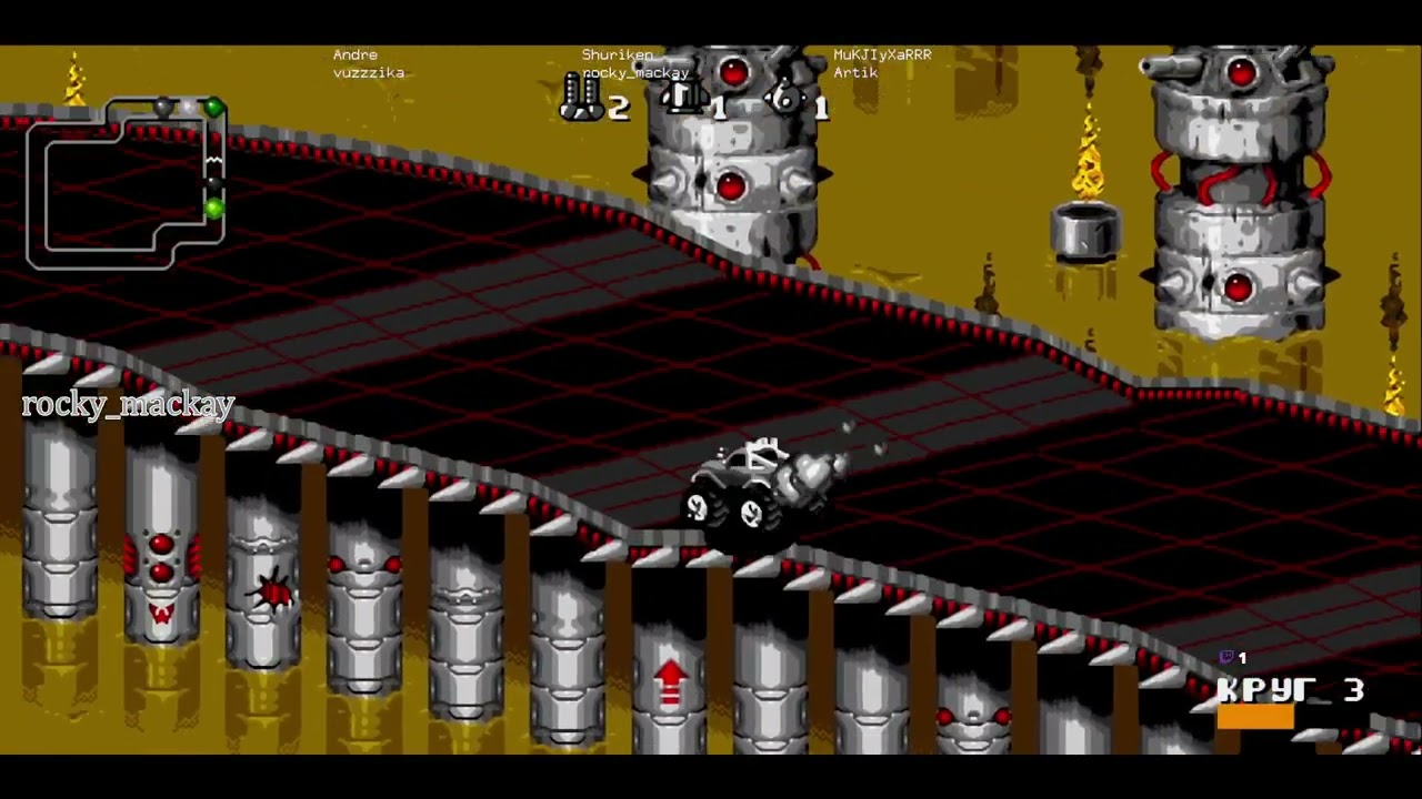Rock n'Roll Racing Hack v.17 enhanced (3x3 mode)