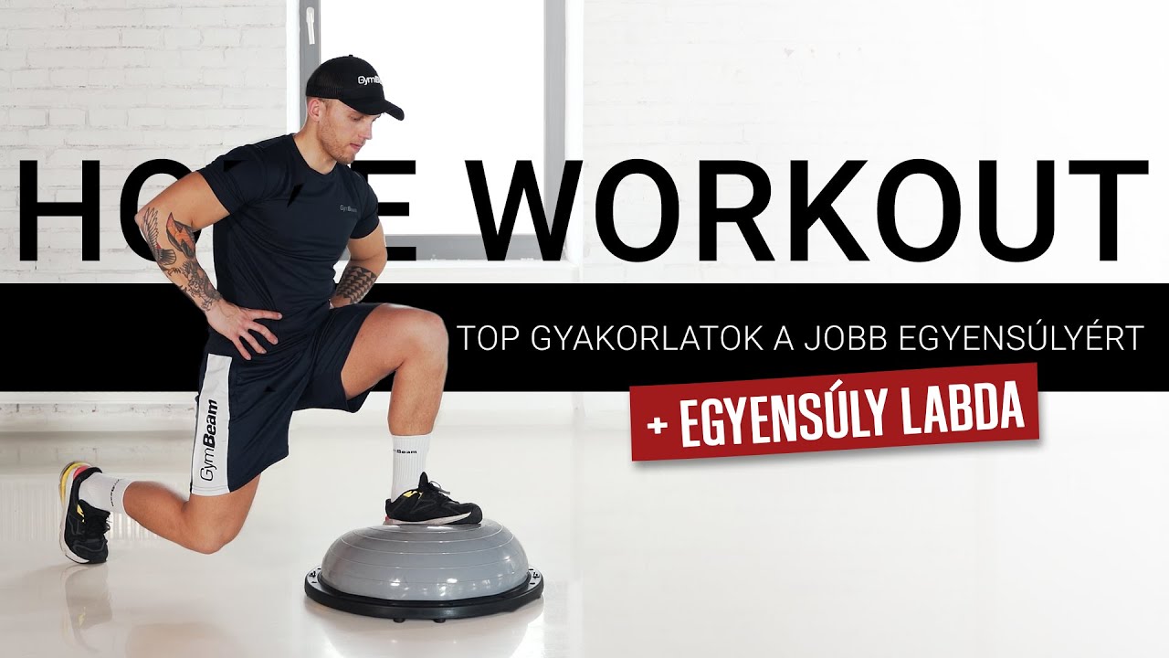 TOP 16 teljes testes gyakorlat egyensúly labdával l Home workout l GymBeam