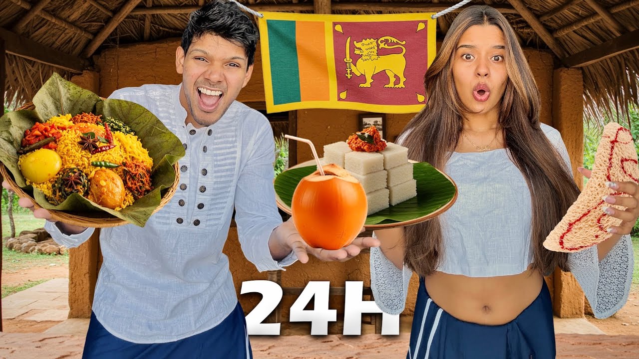 Only Eating Sri Lankan Food For 24 Hours 🇱🇰 | Yash And Hass