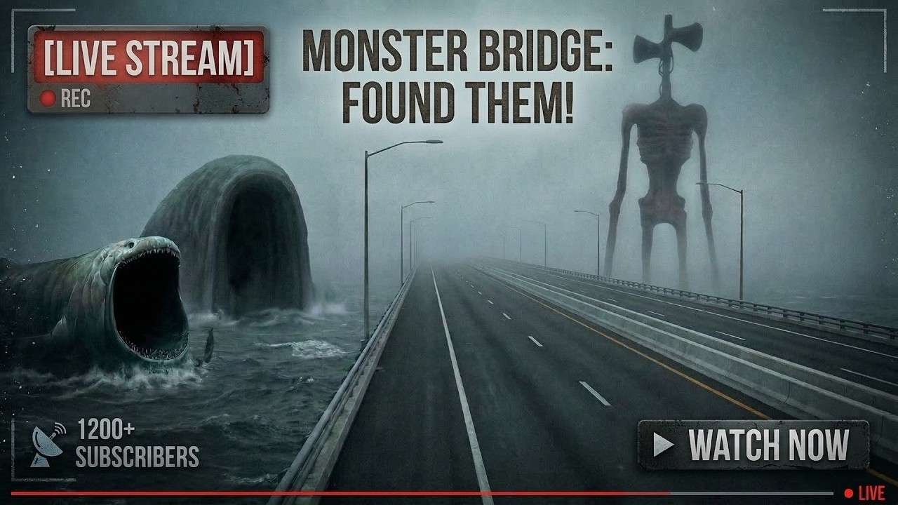 🔴 LIVE: Siren Head & Sea Eater! BEAMNG.DRIVE (HORROR Loop)