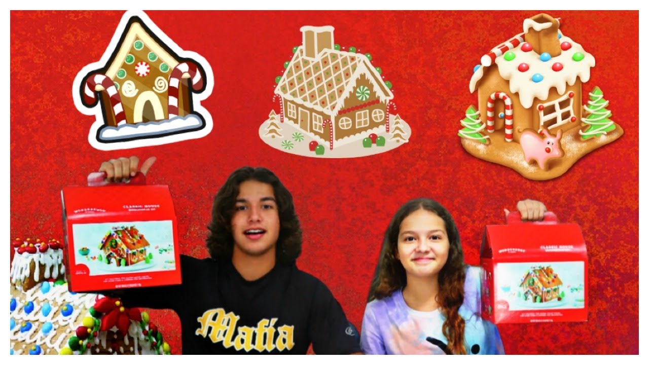 GINGERBREAD DECORATING  CHALLENGE !Kendry VS Emily from SISTER FOREVER