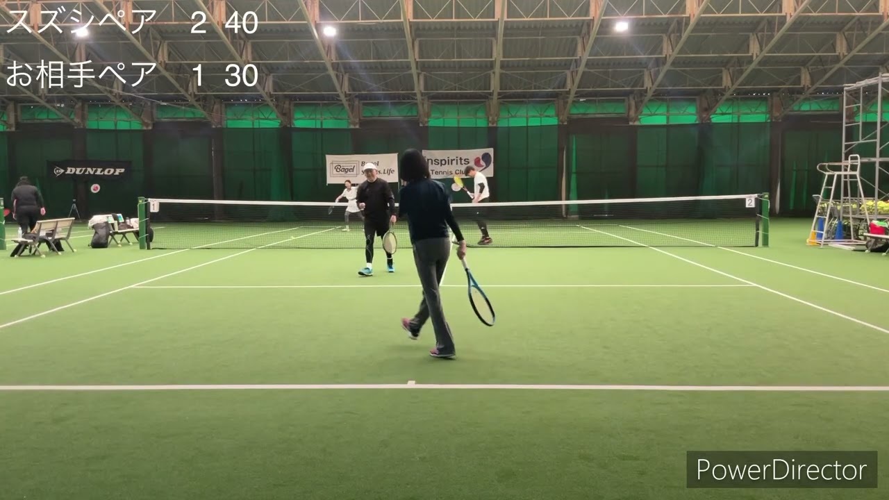 2025.3.1インスピリッツ初中級ミックスダブルス第二試合