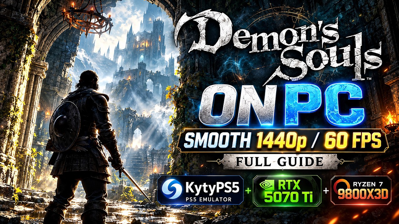Demon's Souls Remake on PC &ndash; How I Got 60 FPS! | KytyPS5 Setup Guide