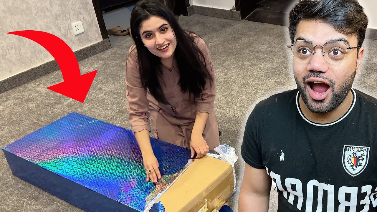 Surprising My Wife With A Mystery Gift Box 😍🎁