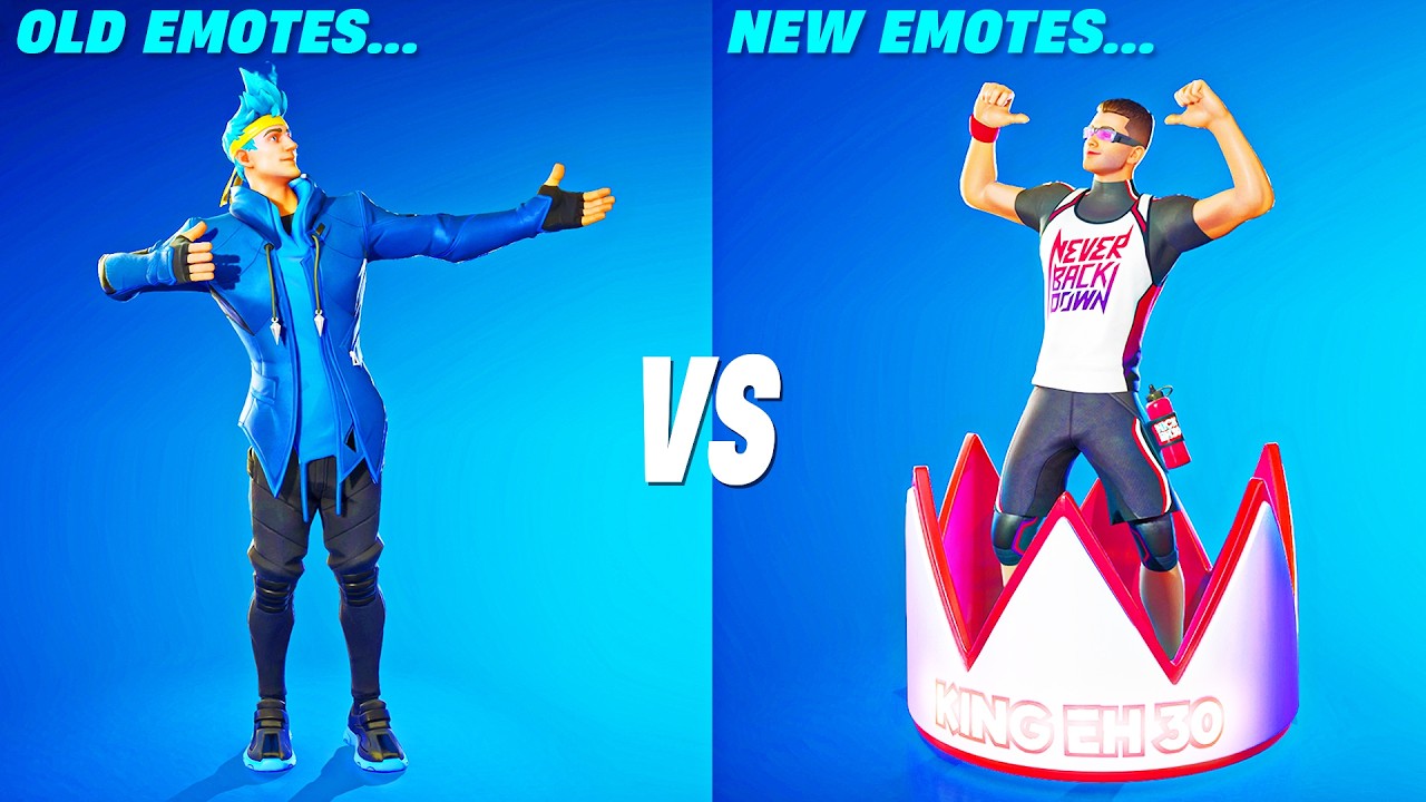 old emotes vs new emotes..