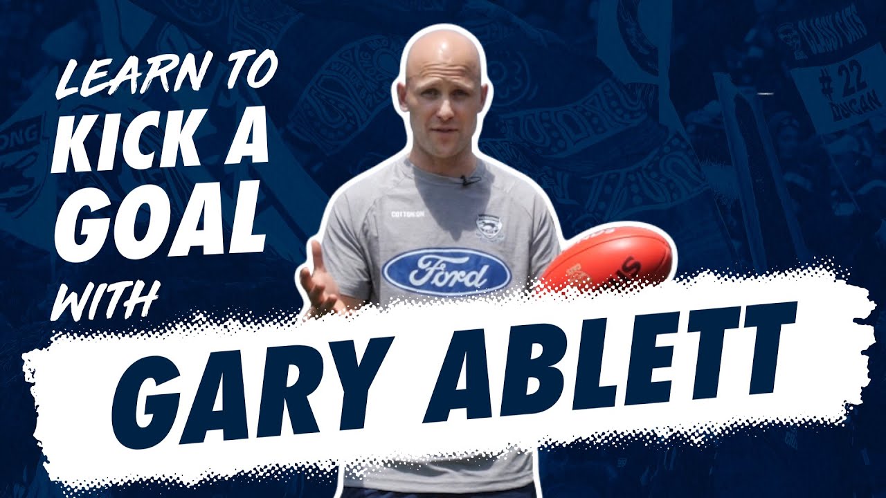 Learn to kick an AFL goal with Gary Ablett