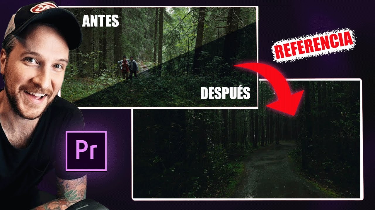 🤫EDITAR COLOR como PETER MCKINNON😻 con LUMETRI COLOR🤡 en PREMIERE PRO l MOODY GREEN🤑 l soyfilmmaker