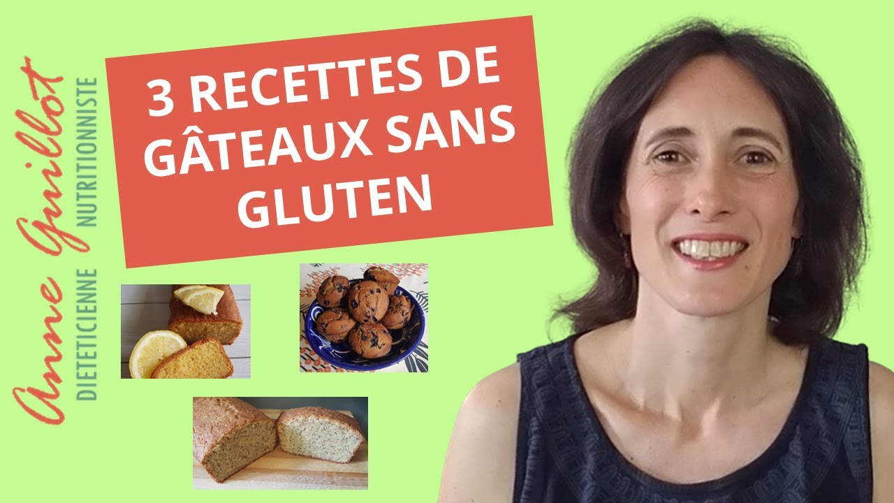 3 recettes de g&acirc;teaux sans gluten, sans lactose - sp&eacute;cial r&eacute;gime fodmap pour intestin irritable
