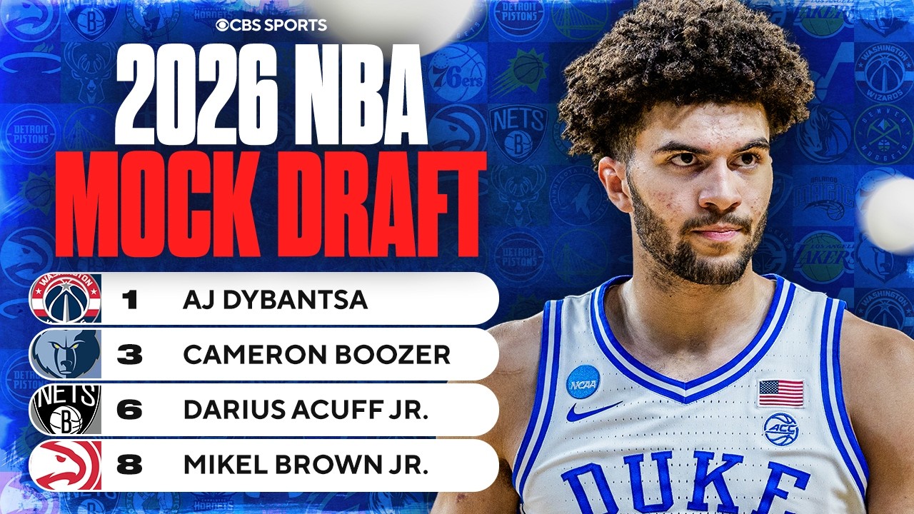 2026 NBA Mock Draft TOP 10 PICKS: Wizards take AJ Dybantsa at No. 1, Cameron Boozer to Grizzlies
