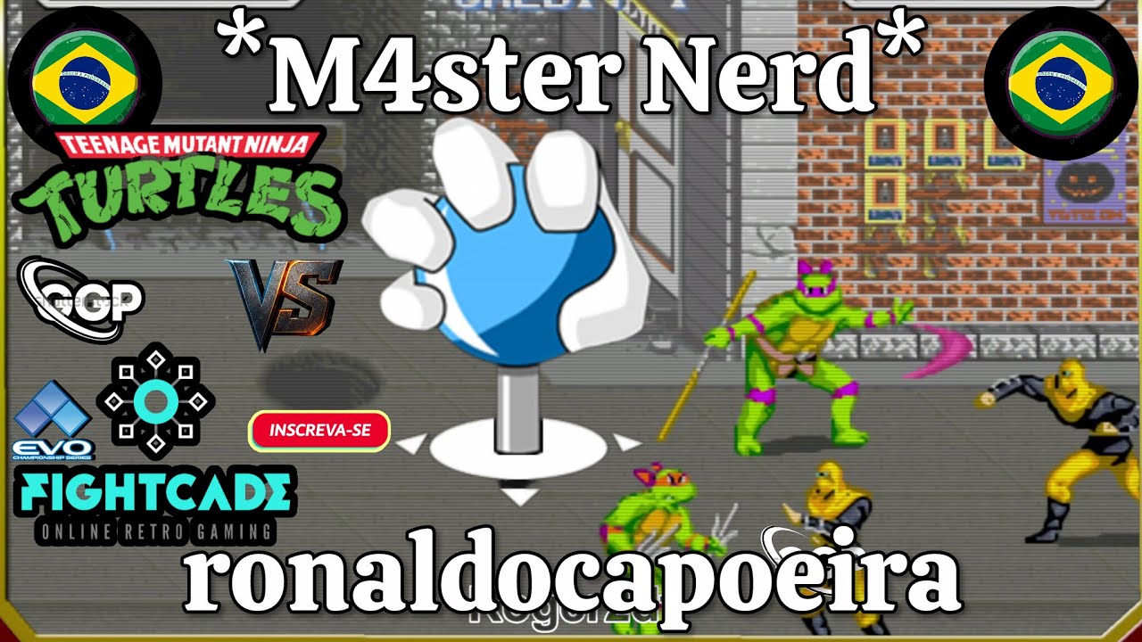 Teenage Mutant Ninja Turtles✅*M4ster Nerd*🆚ronaldocapoeira🥉Fightcade2 ONLINE🔴TOP!!!💥QUE▶️CLASSICO🕹️💥