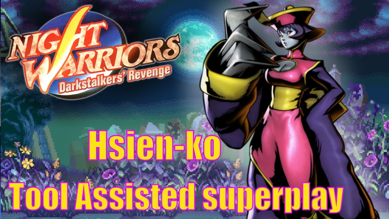[TAS] - Night Warriors: Darkstalkers' Revenge - Hsien-Ko (Arcade/CPS2) - Full Perfect