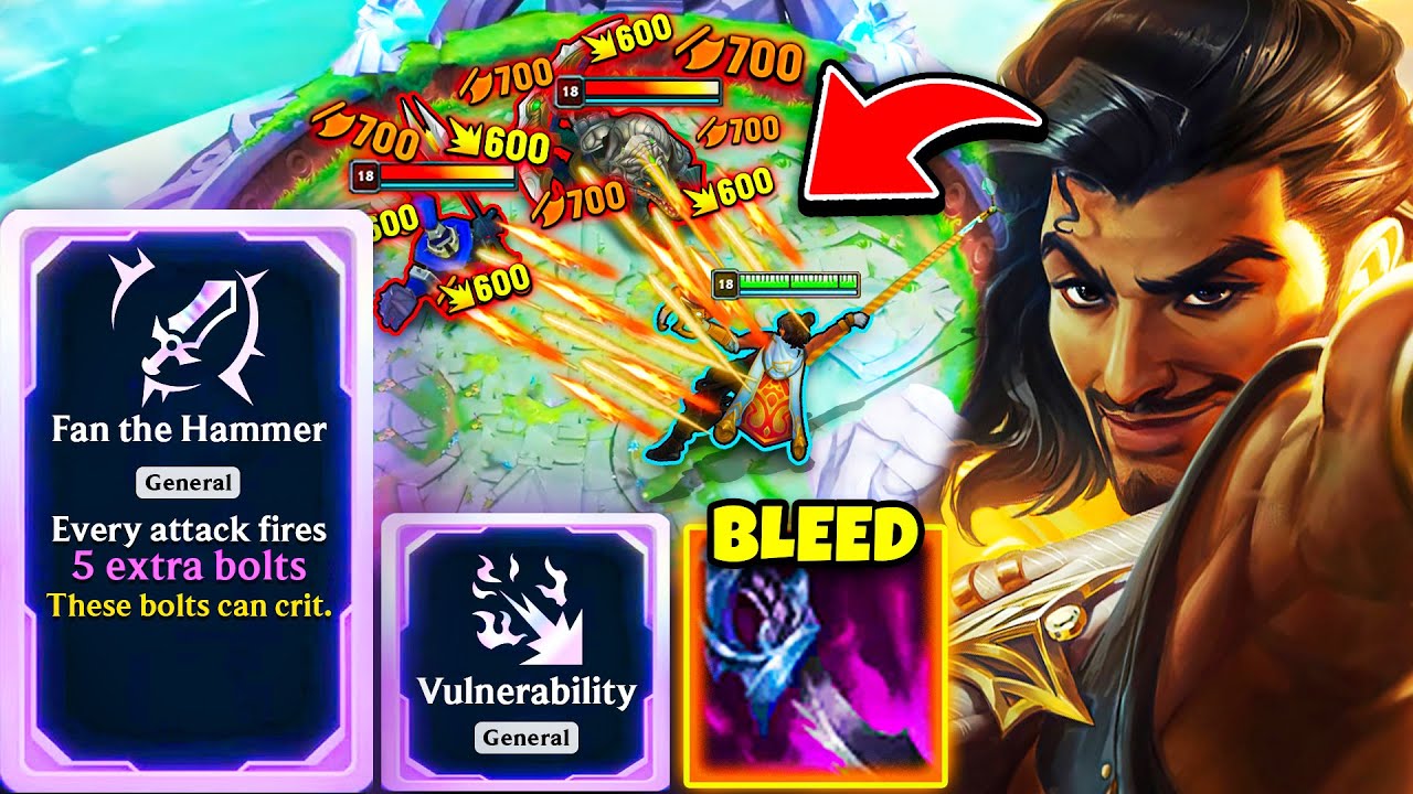 Akshan, but I have infinite CRIT burns that NUKE your health bar! (DISGUSTING DAMAGE)