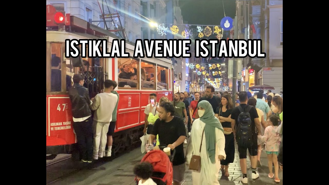 Walking on the crowded Istiklal Caddesi | Sept 2023