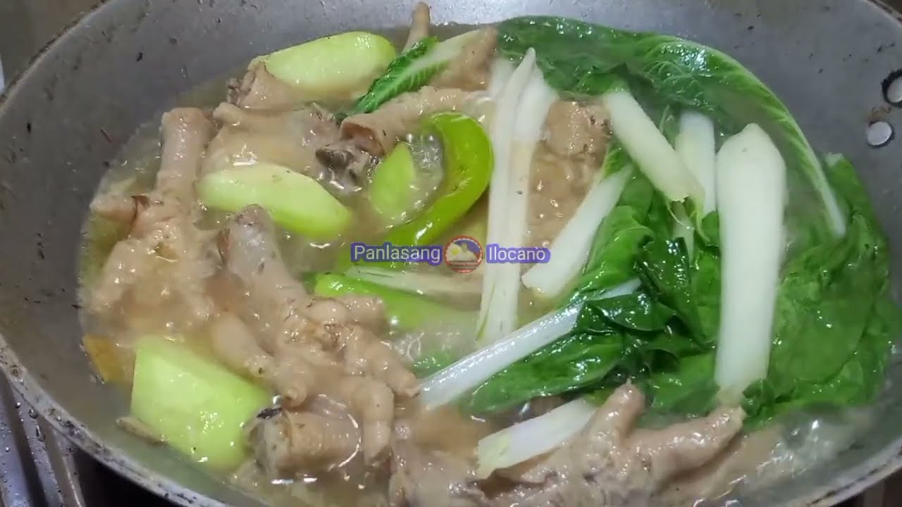 GRABE! ANG SABAW SUPER SARAP LASANG NATIVE NA MANOK | TINOLANG PAA NG MANOK