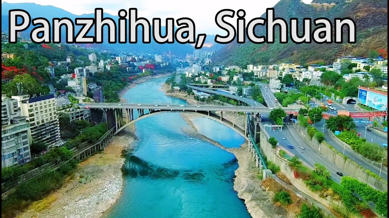 Aerial China: Panzhihua, Sichuan四川攀枝花The only city in the country named after a flower