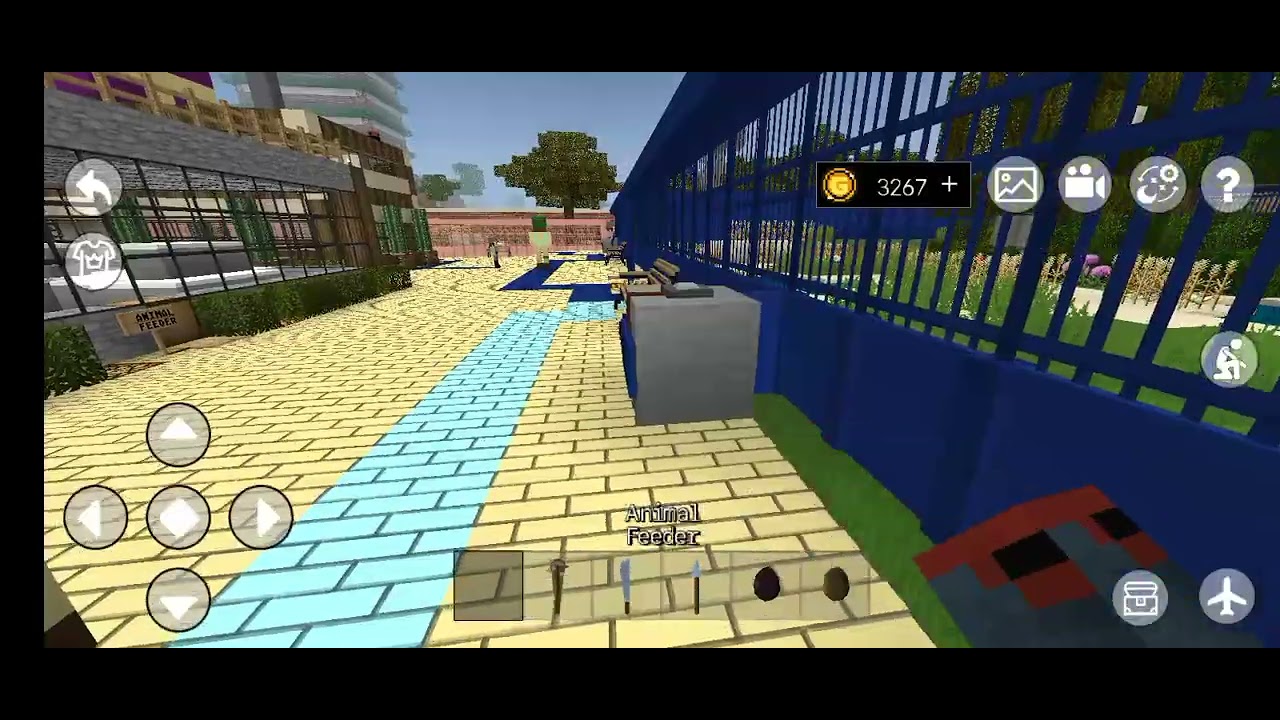 The Zoo in mini block craft 