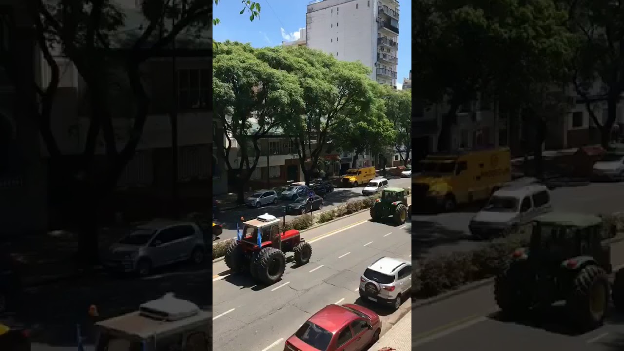 Tractorazo de protesta