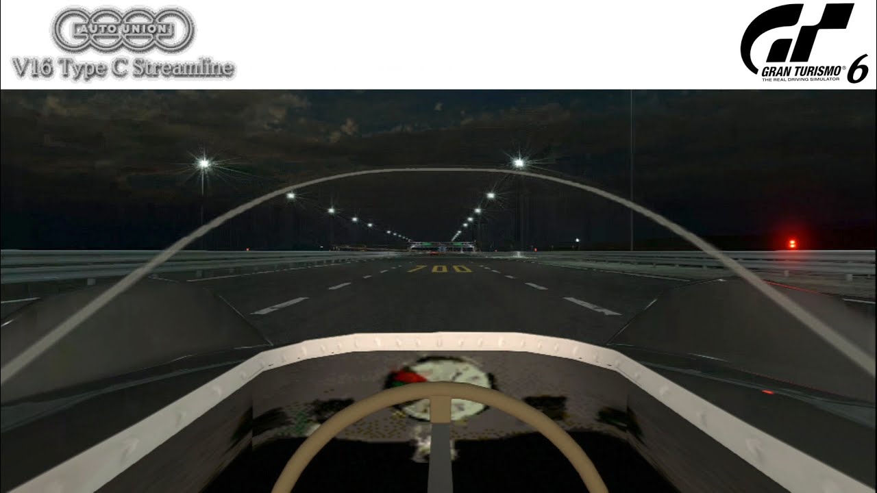 Audi Auto Union V16 Type C Streamline '37  | Gran Turismo 6 | Cockpit View