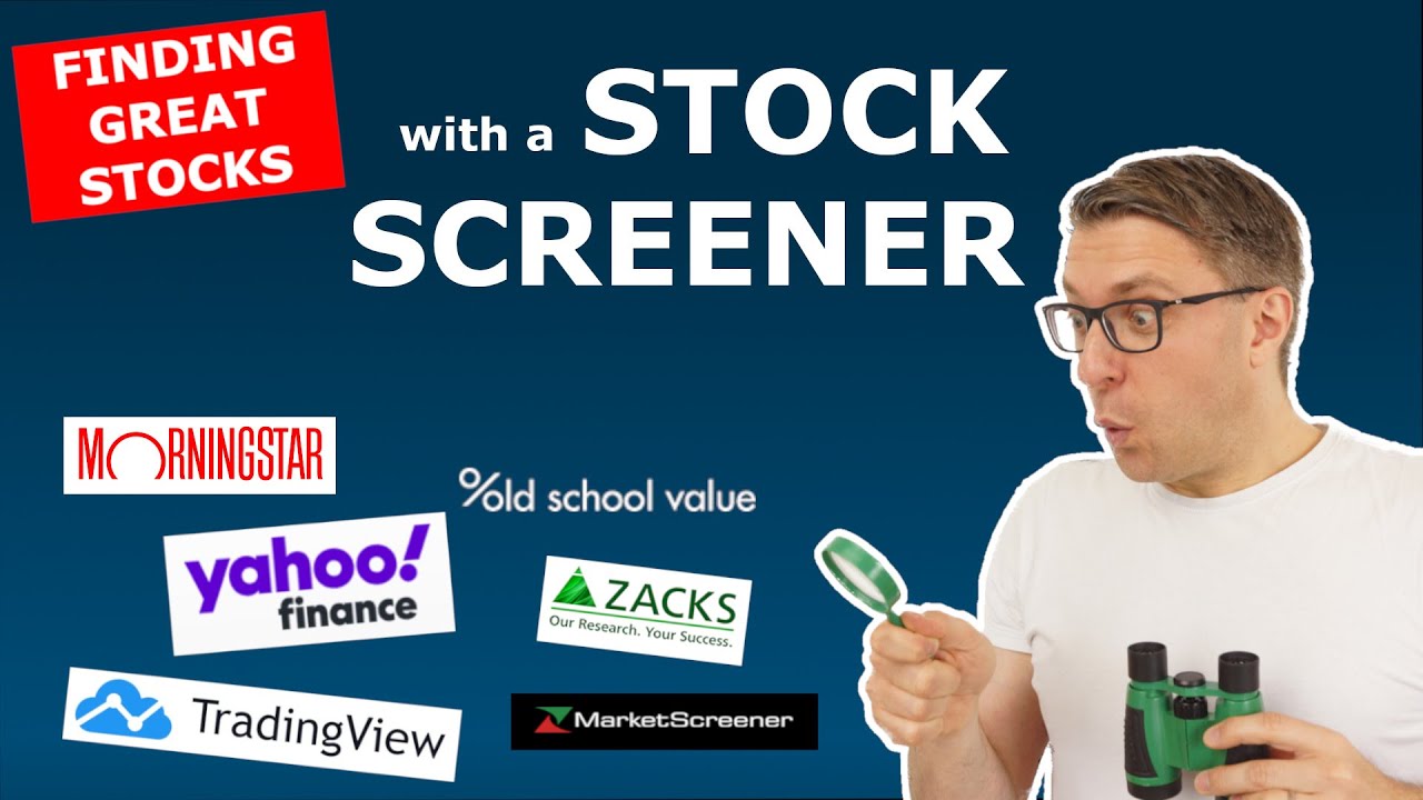 How to FIND GREAT STOCKS with stock screeners