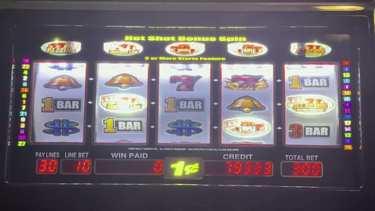 Slot Machine Showcase - Hot Shot Progressive (5R)