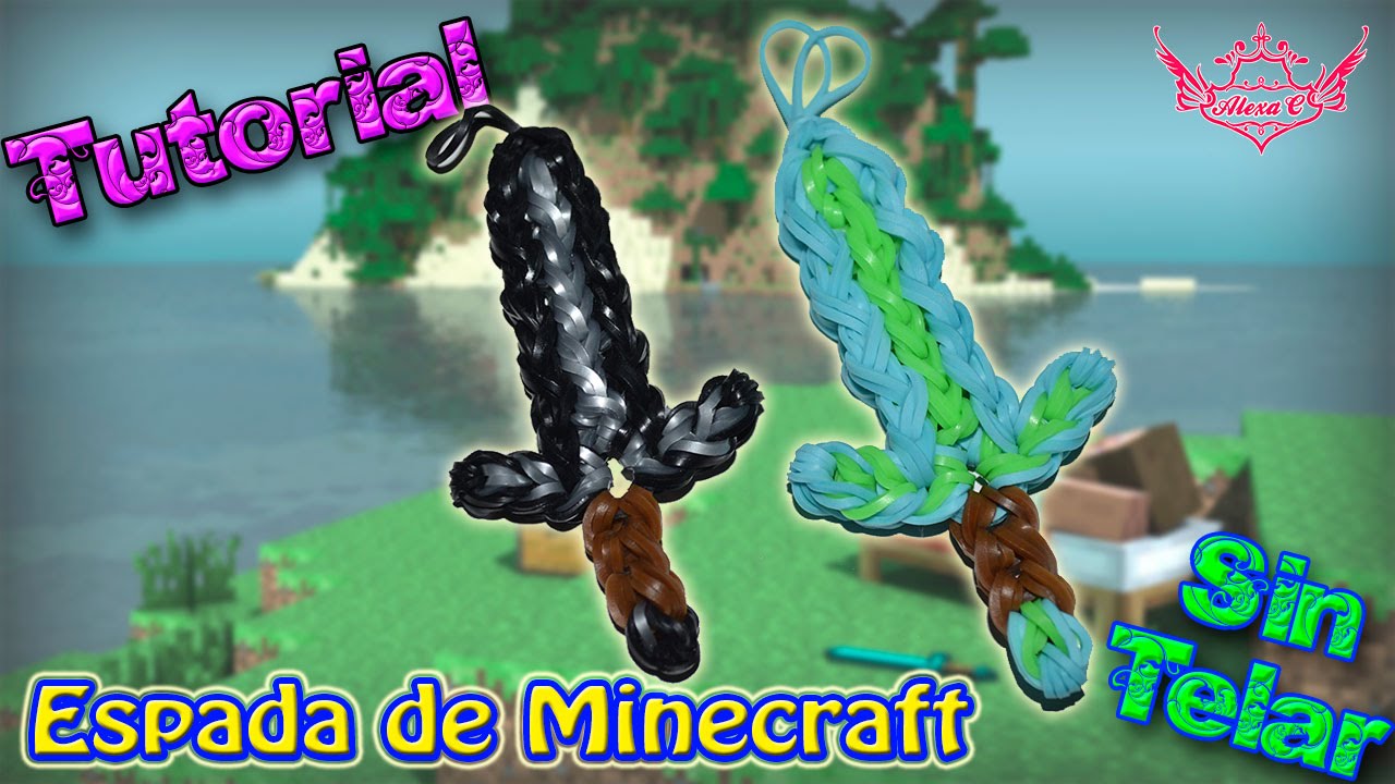 ♥ Tutorial: Espada de Minecraft de gomitas (sin telar) ♥